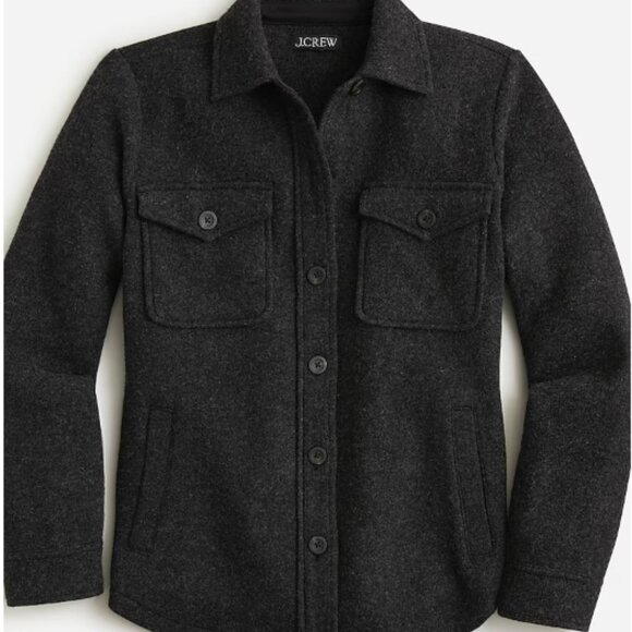 J Crew Wool Shirt-jacket - Picture 1 of 4